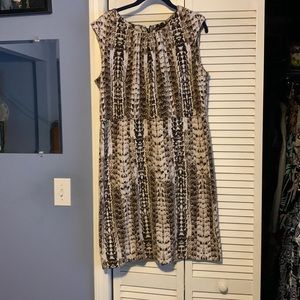 Dana Buchman Dress in Browns